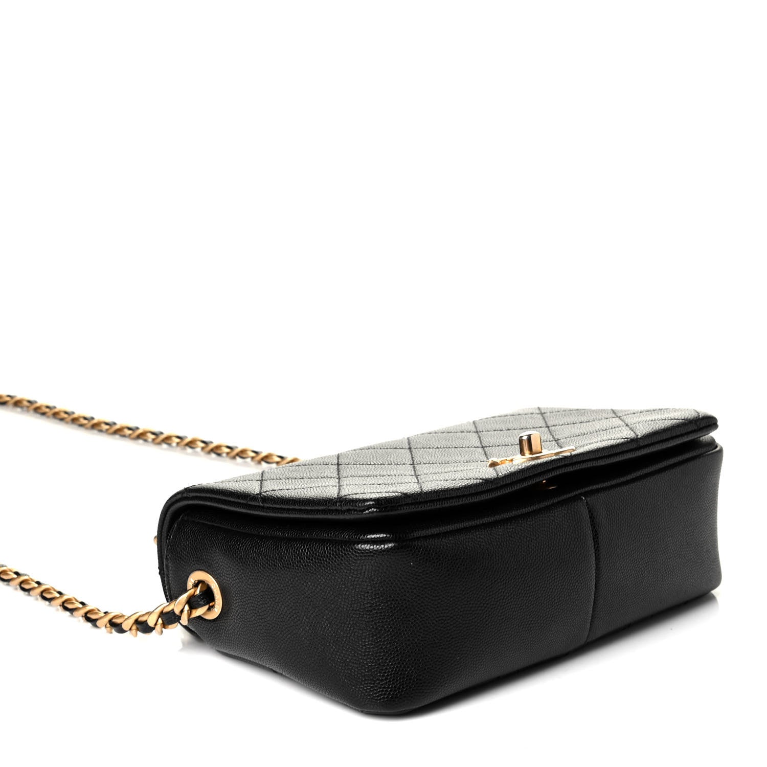Chanel Caviar Quilted Small Fashion Therapy Flap Bag Black 3 of 4