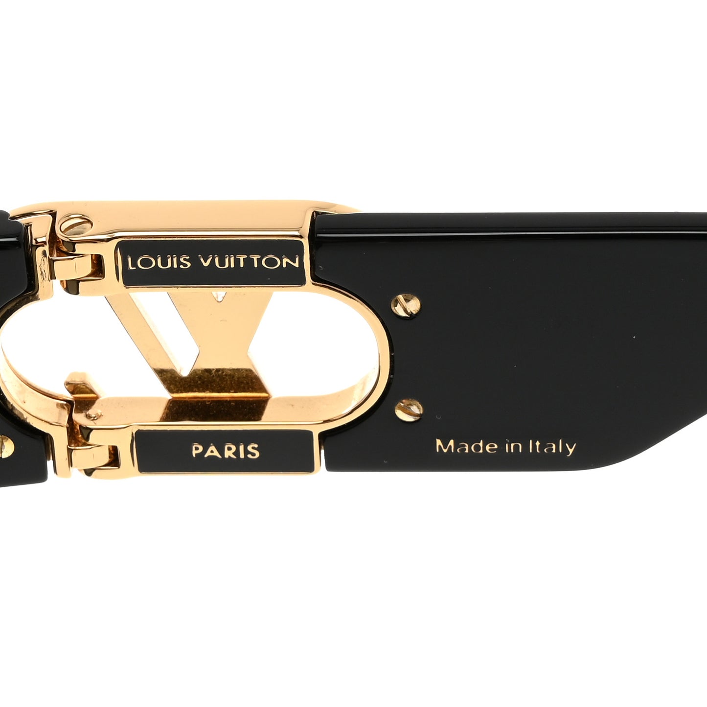 Acetate LV Link Square Sunglasses Z1478W Black