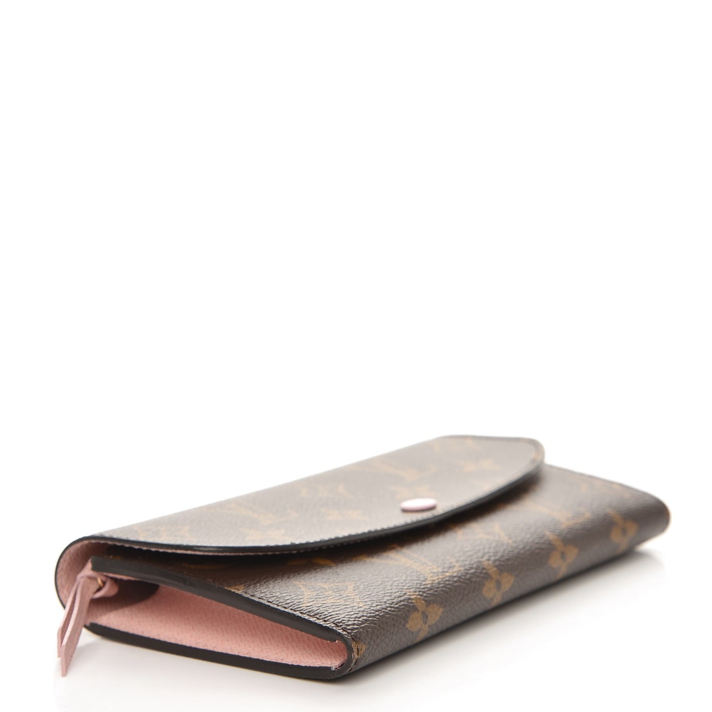 Monogram Emilie Wallet Rose Ballerine