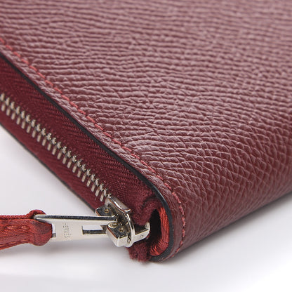 Hermes Epsom Silk'in Compact Wallet Rouge H 7 of 9