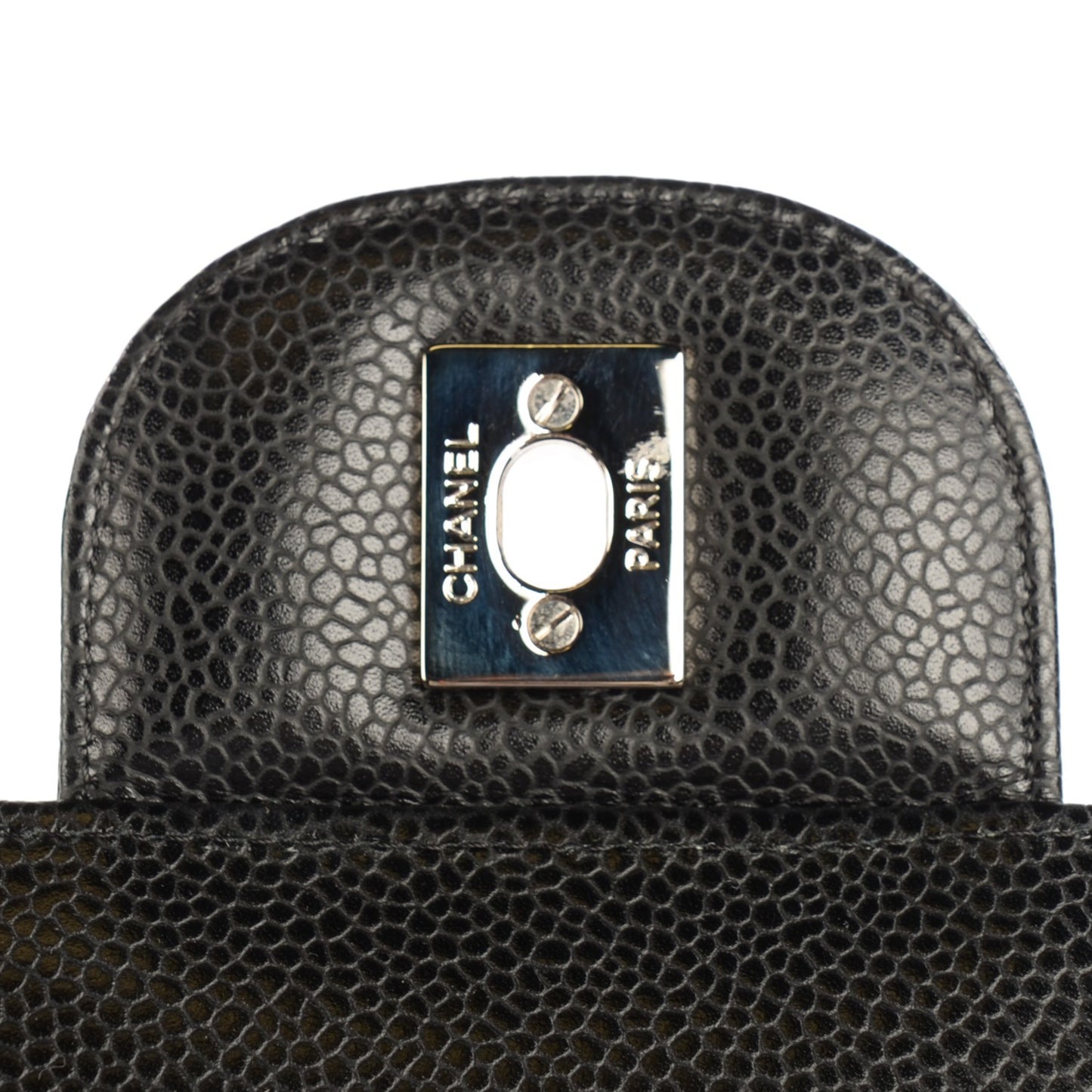 Caviar Quilted Maxi Single Flap Black