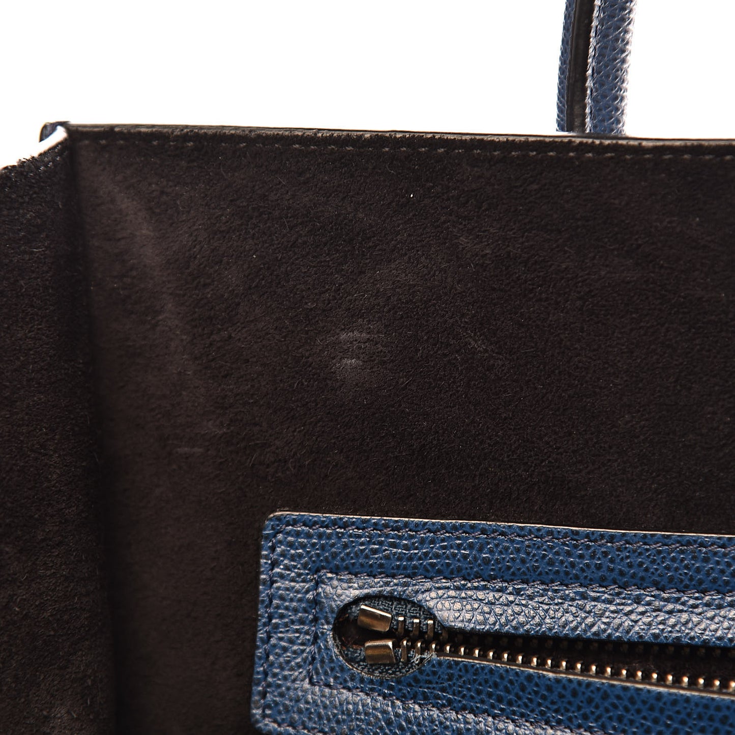 Grained Calfskin Medium Phantom Luggage Deepsea