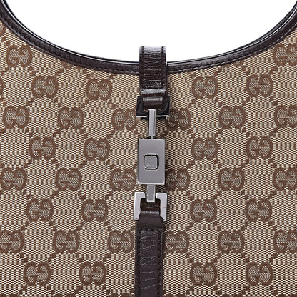Gucci Monogram Small Bardot Bag Dark Brown 11 of 14