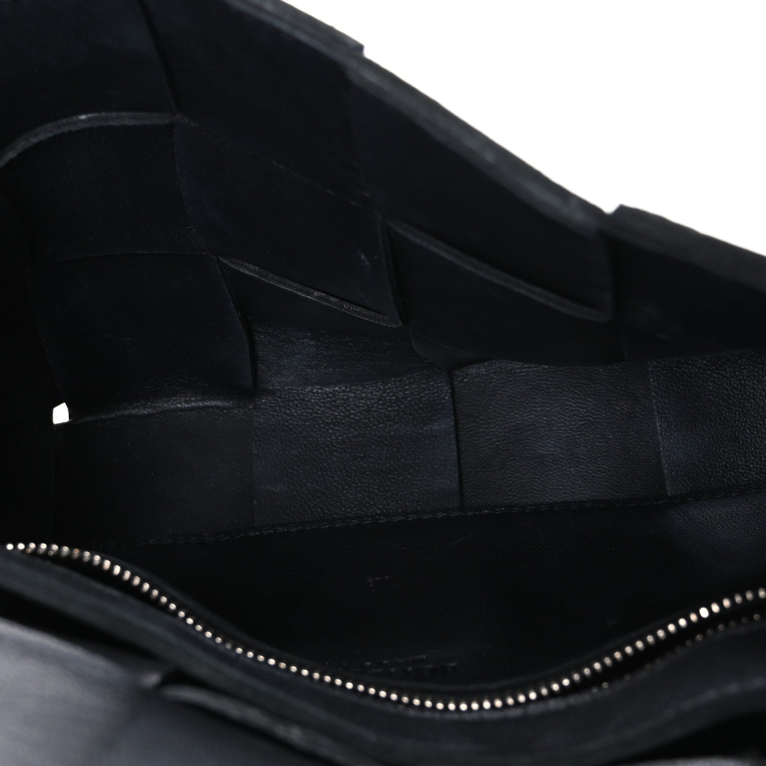 Bottega Veneta Lambskin Maxi Intrecciato Cassette Crossbody Bag Black 5 of 12