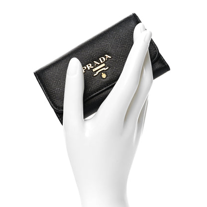 Prada Saffiano Metal 6 Key Holder Nero Black 2 of 8