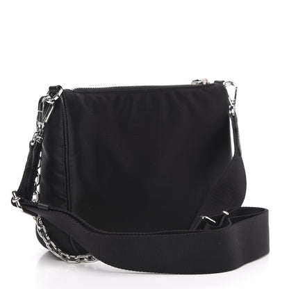 Prada Nylon Shoulder Bag Black 3 of 9