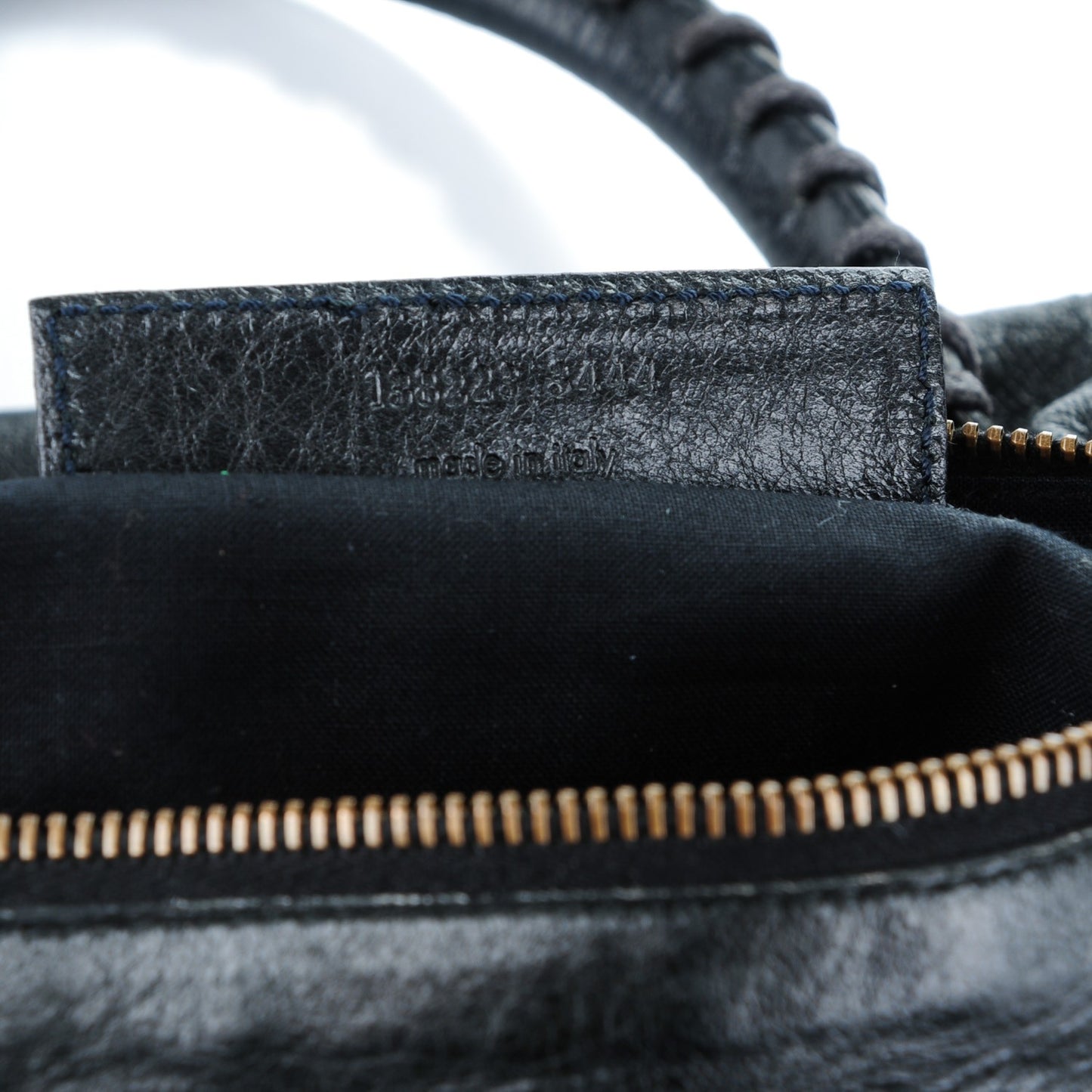 Chevre Classic Hardware Mini Twiggy Black