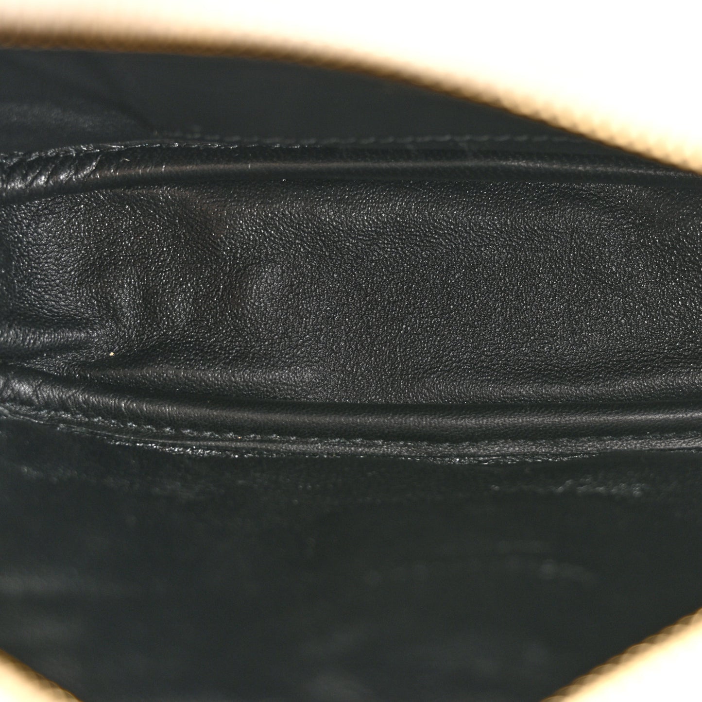 Grain De Poudre Matelasse Monogram Mini Lou Camera Bag Crema Soft