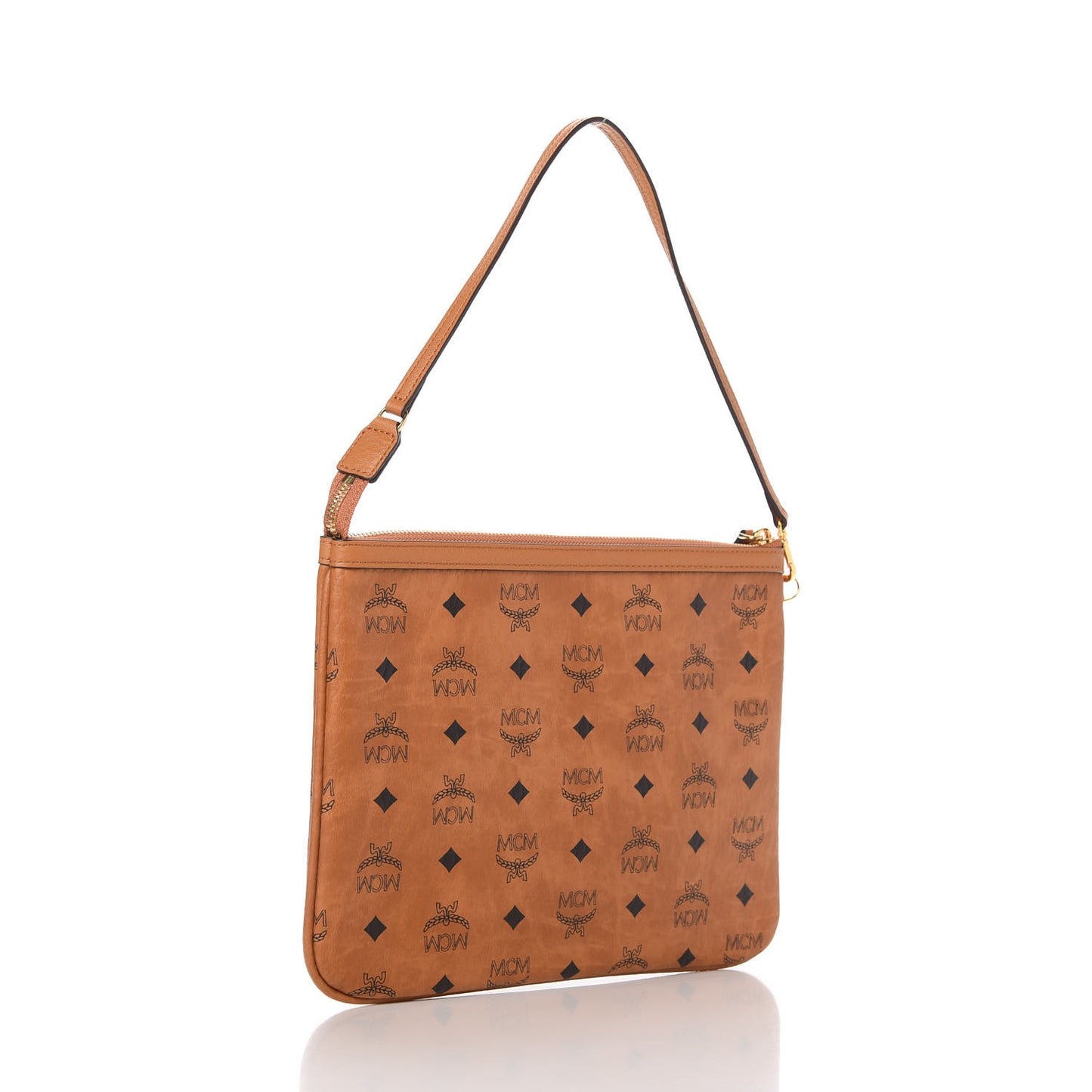 Visetos Liz Shopper Tote Pouch Cognac