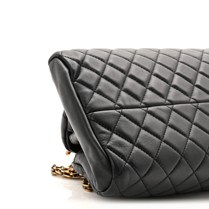 Chanel Lambskin Quilted Medium Just Mademoiselle Black 9 of 10