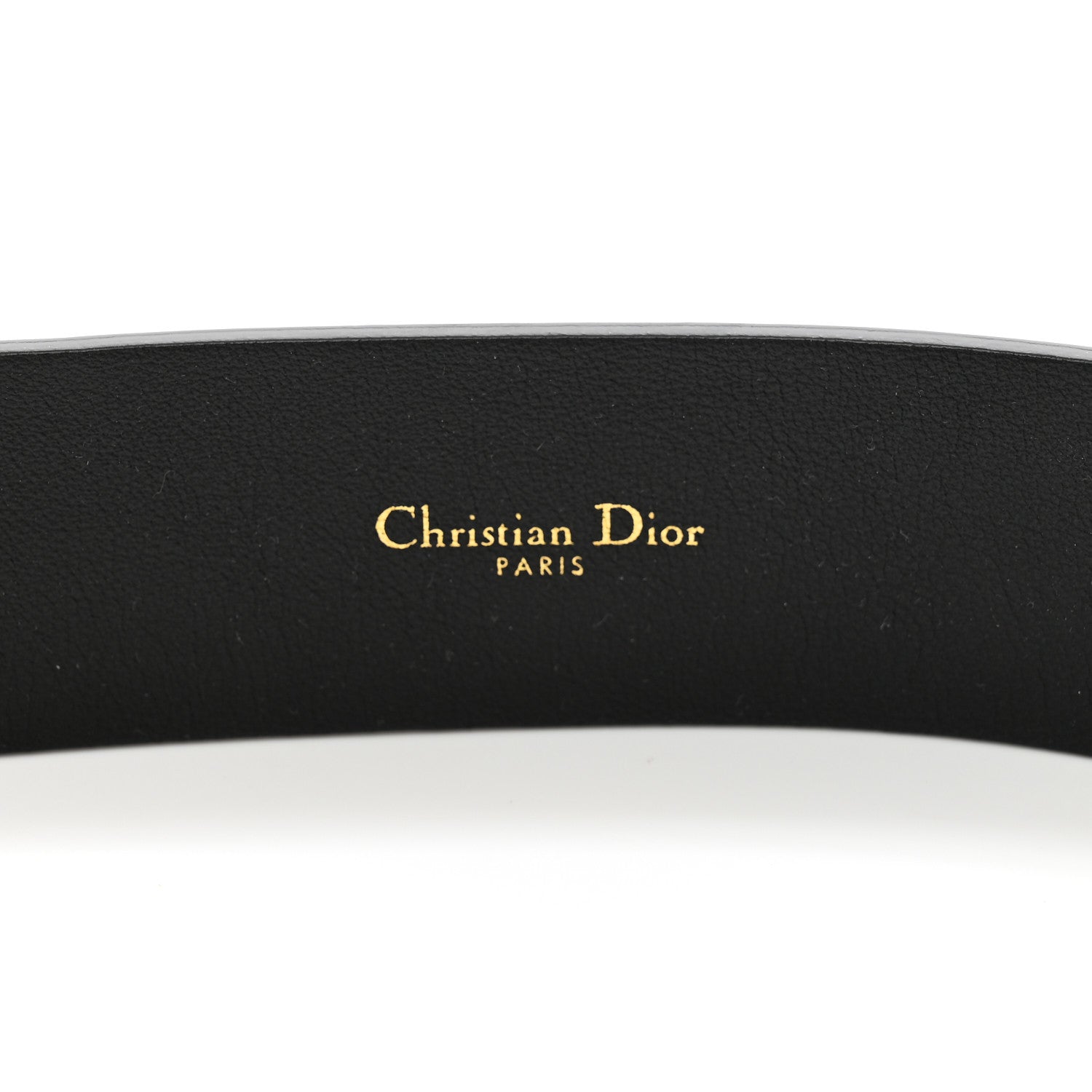 Christian Dior Calfskin 30 Montaigne Belt 80 32 Black 3 of 9