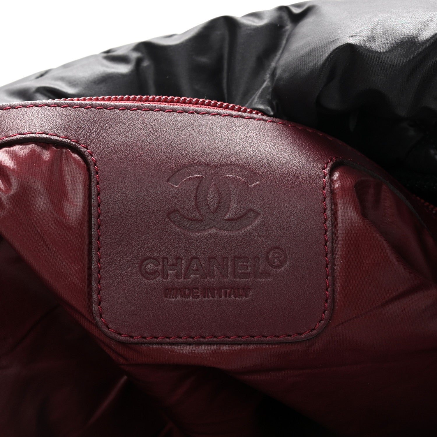 Chanel Nylon Quilted Coco Cocoon Hobo Black 6 of 12