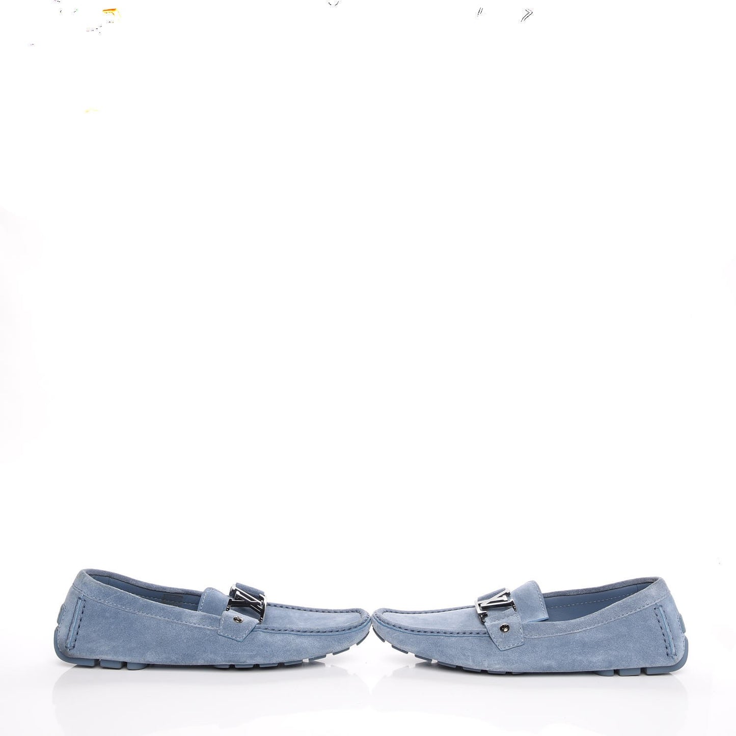 Mens Suede Monte Carlo Loafers 9 Blue