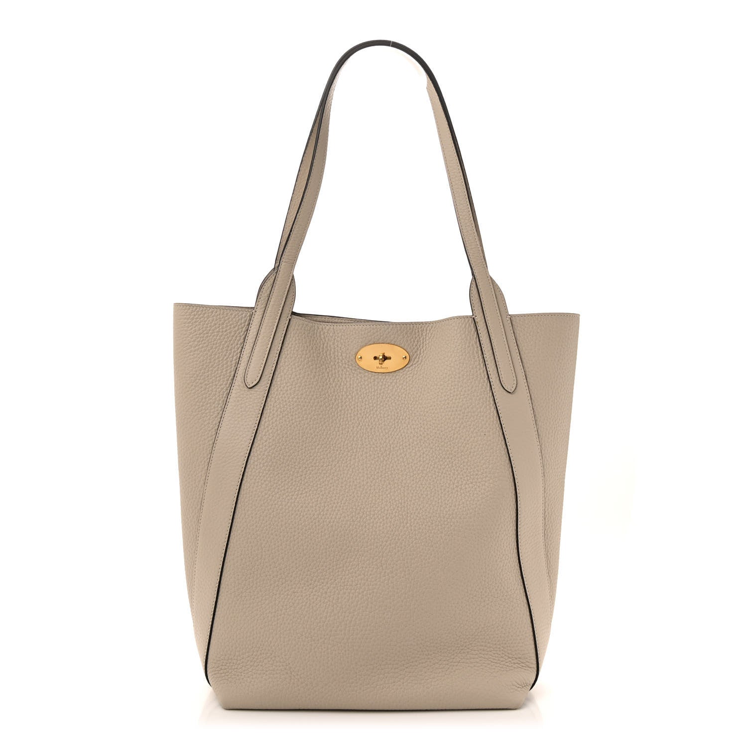 Mulberry Heavy Grain Bayswater North South Tote Chalk 1 of 11