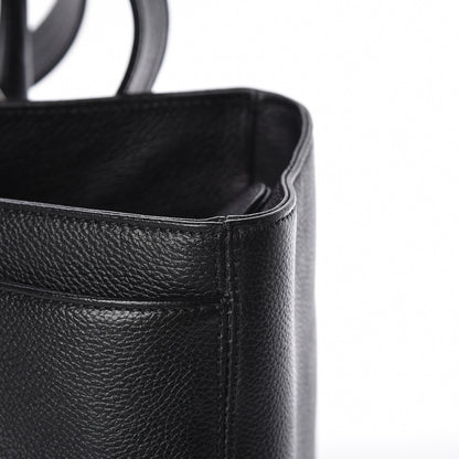 Chanel Calfskin Cerf Executive Shopper Tote Black 18 of 21