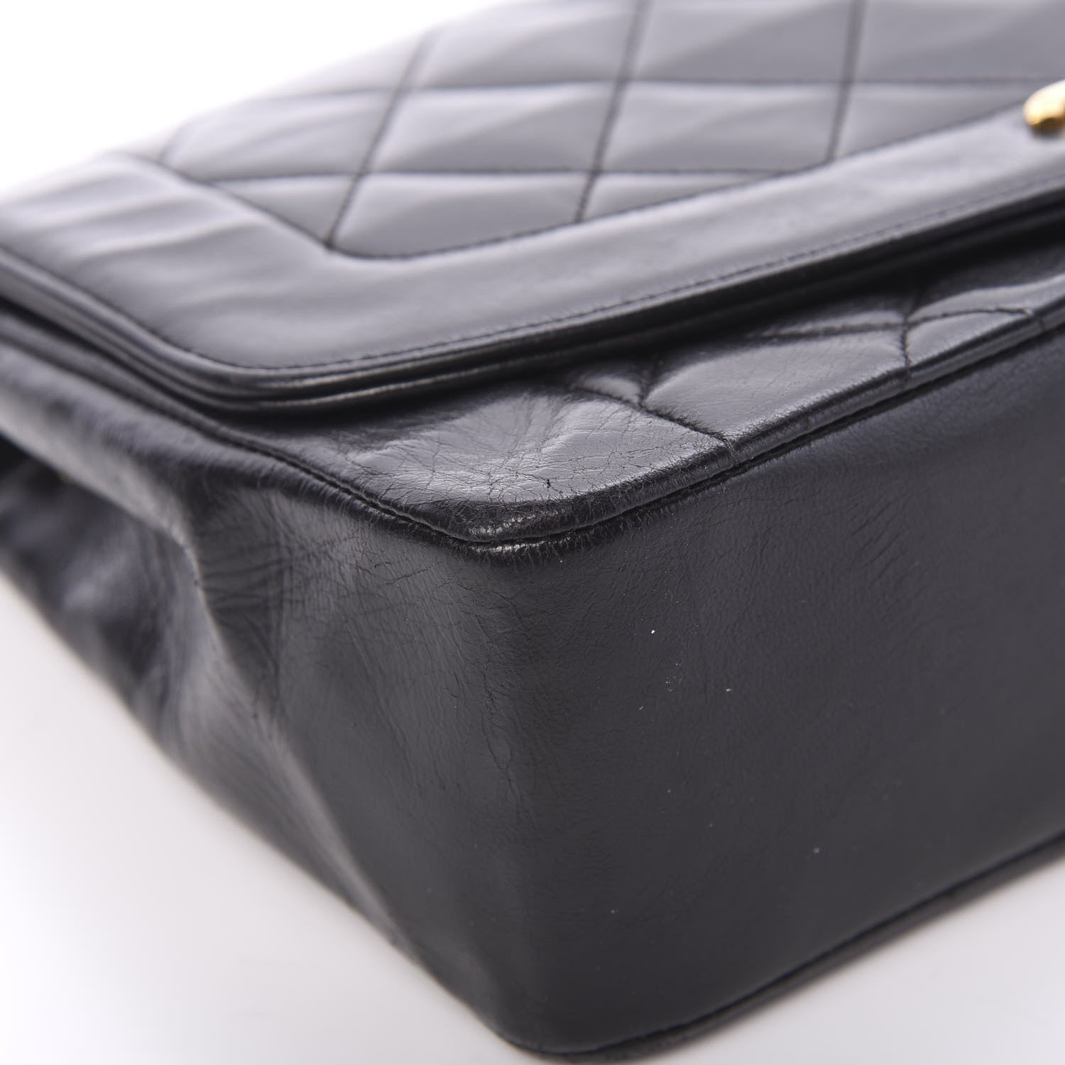 Chanel Lambskin Quilted Small Single Flap Black 10 of 19