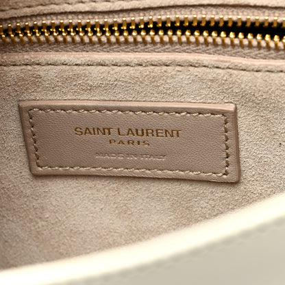 Saint Laurent Smooth Calfskin Le 5 A 7 Hobo Crema Soft 6 of 9