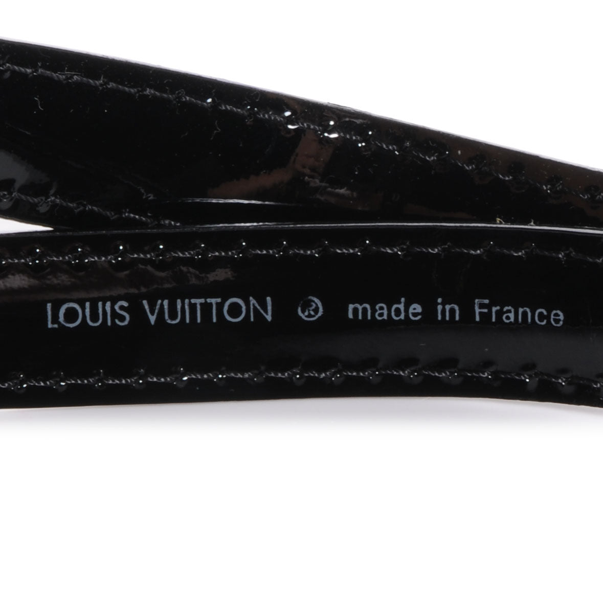 Louis Vuitton Patent 16mm Adjustable Shoulder Strap Black 4 of 6