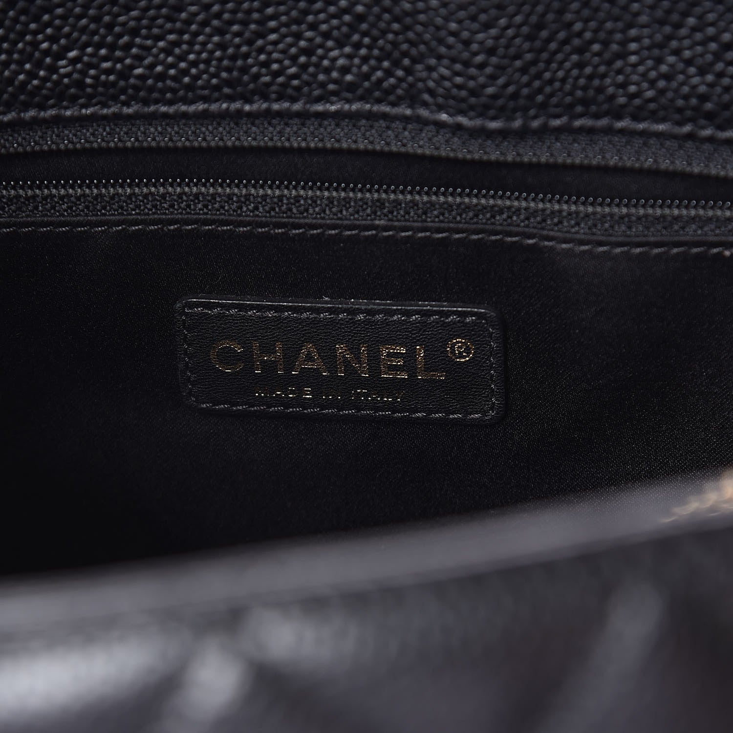 Chanel Caviar Quilted Grand Shopping Tote GST Black 6 of 10
