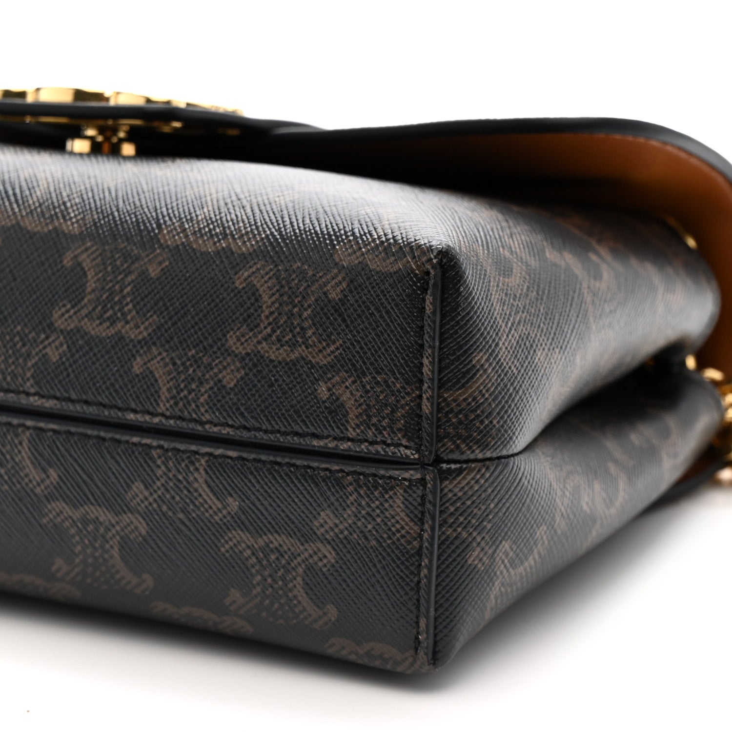 Celine Triomphe Canvas Teen Victoire Tan 9 of 9