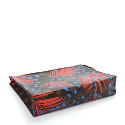 Louis Vuitton Monogram Jungle Dots Toiletry Pouch 26 Coquelicot Denim 4 of 7