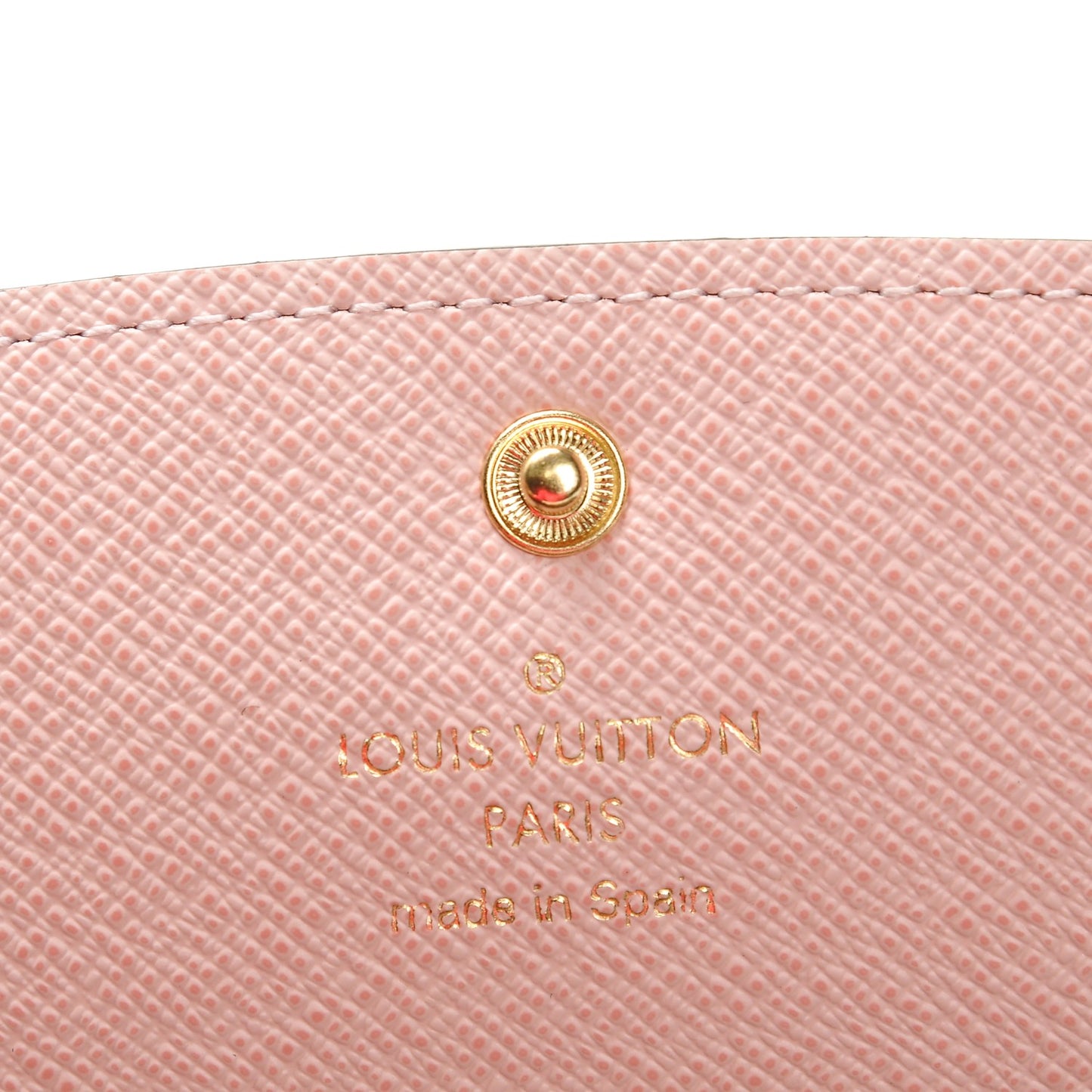 Monogram Emilie Wallet Rose Ballerine