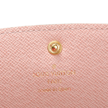 Louis Vuitton Monogram Emilie Wallet Rose Ballerine 5 of 8