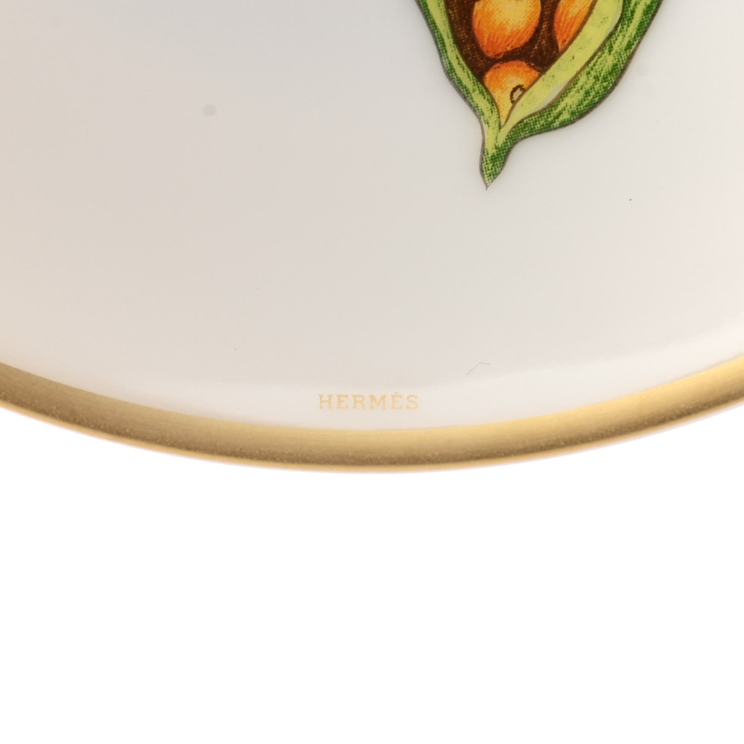 Hermes Porcelain Passifolia Bread and Butter Plate Set of 2 5 of 6