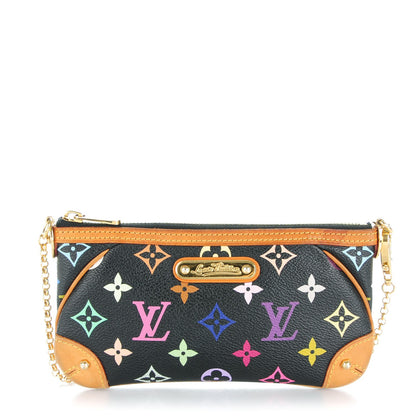 Louis Vuitton Monogram Multicolor Pochette Milla MM Black 1 of 9