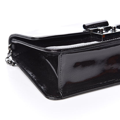 Christian Dior Patent Shoulder Bag Black 8 of 10