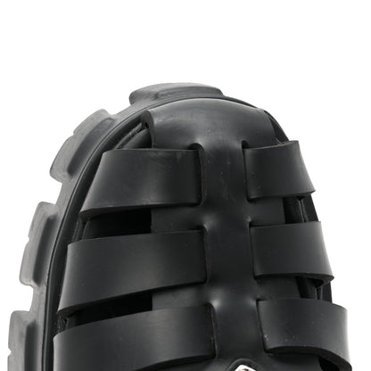 Prada Foam Rubber Triangle Logo Monolith 55mm Cage Sandals 38 Black 11 of 13
