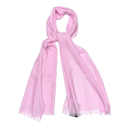 Gucci Wool Silk GG Monogram GGNat Scarf Rose 1 of 4