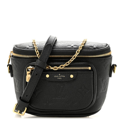 Louis Vuitton Empreinte Mini Bumbag Black 1 of 9