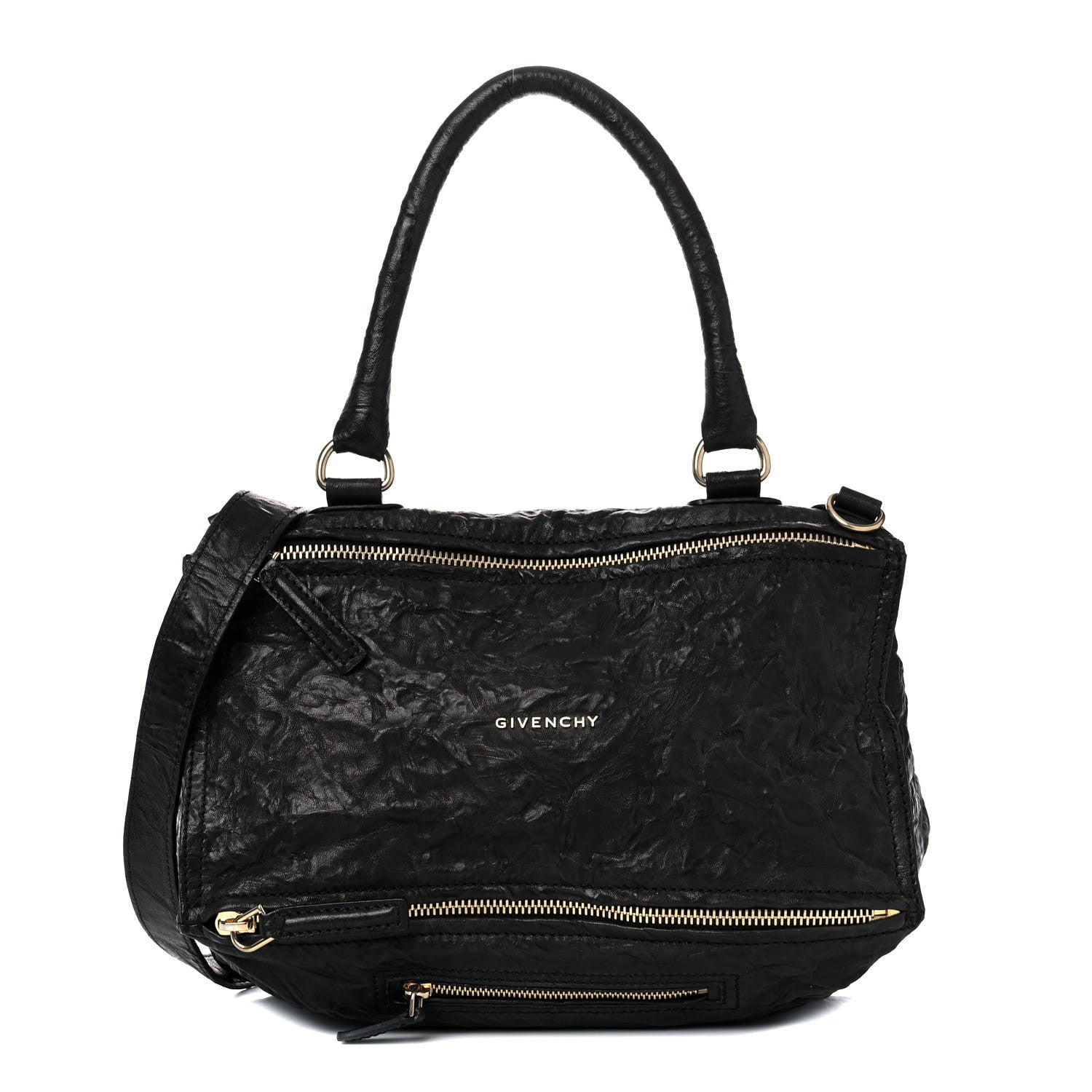 Givenchy Tumbled Sheepskin Medium Pandora Black 1 of 14