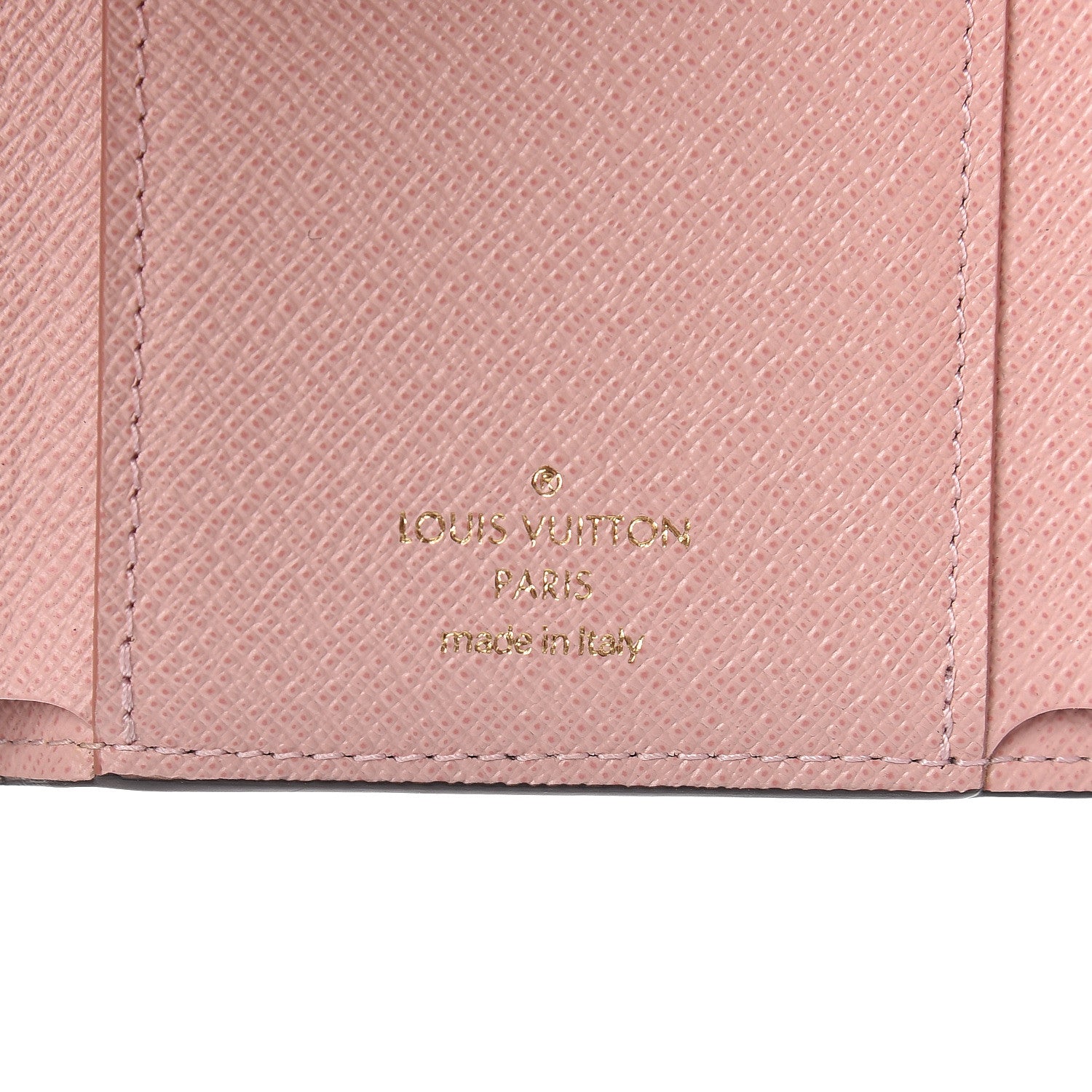 Louis Vuitton Damier Ebene Victorine Wallet Rose Ballerine 6 of 8
