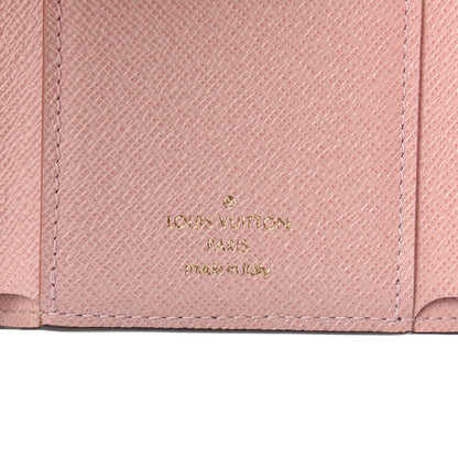 Louis Vuitton Damier Ebene Victorine Wallet Rose Ballerine 6 of 8
