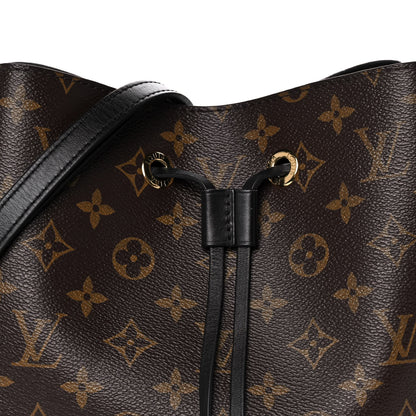 Louis Vuitton Monogram Neonoe MM Black 7 of 12