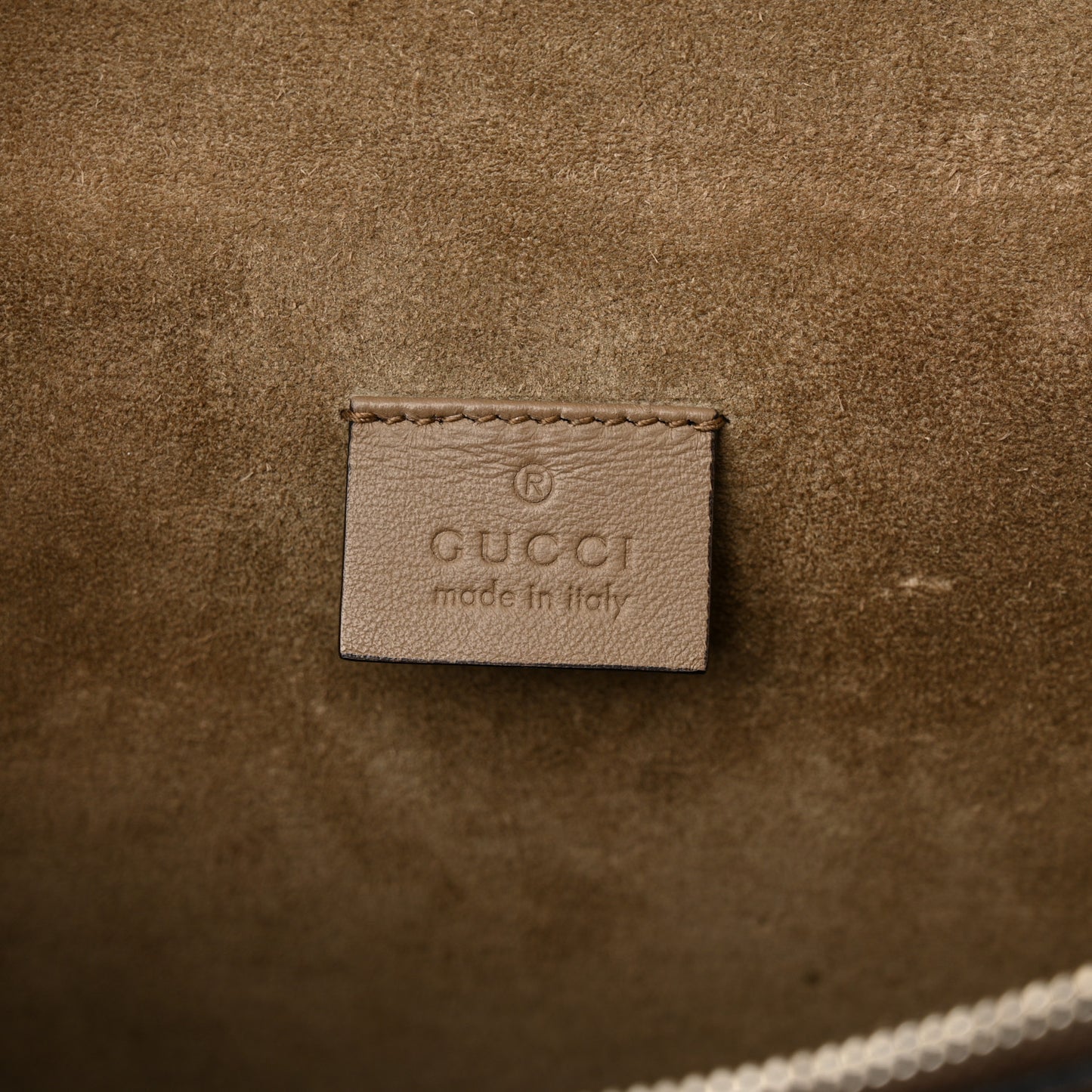 GG Supreme Monogram Medium Dionysus Shoulder Bag Taupe