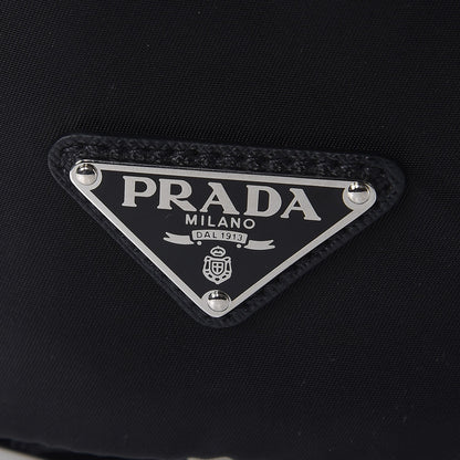 Prada Technical Nylon Saffiano Double Buckle Backpack Black 10 of 10