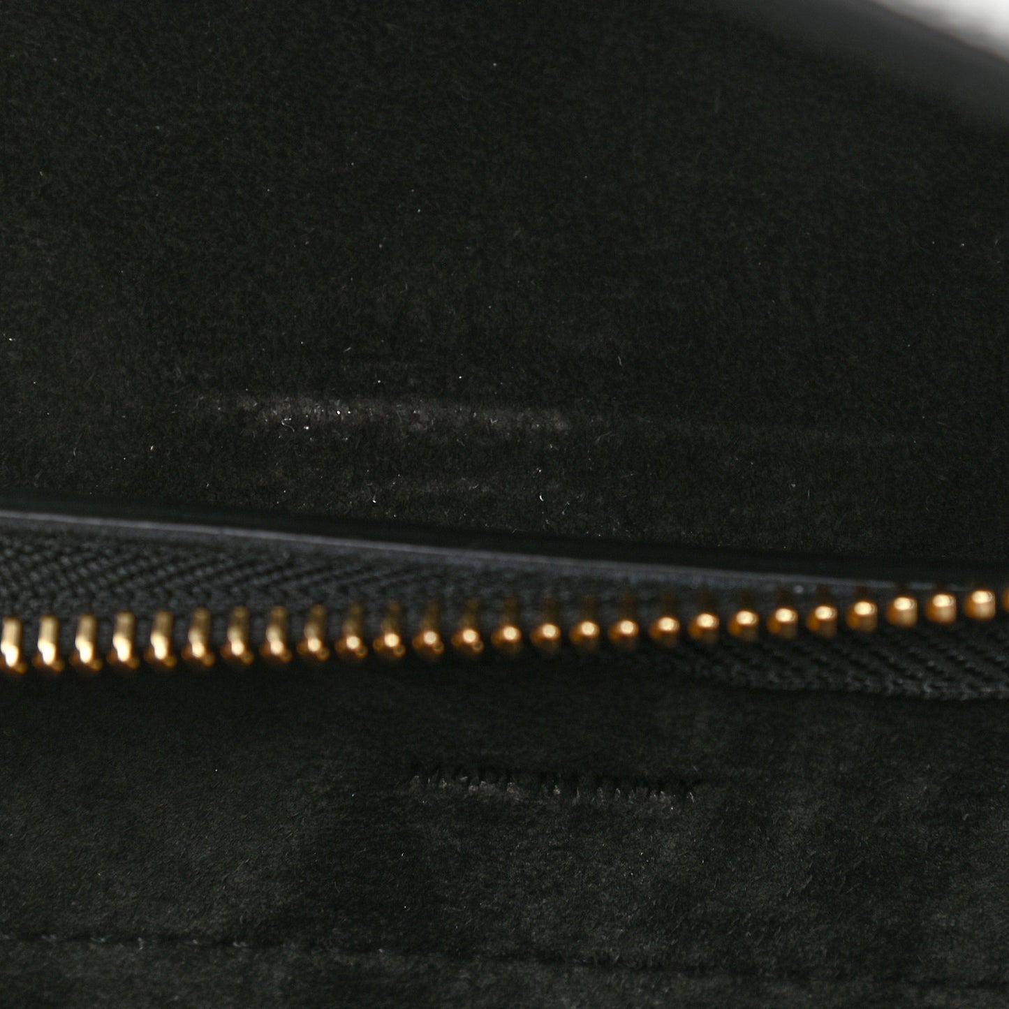 Grained Calfskin Micro Belt Bag Black