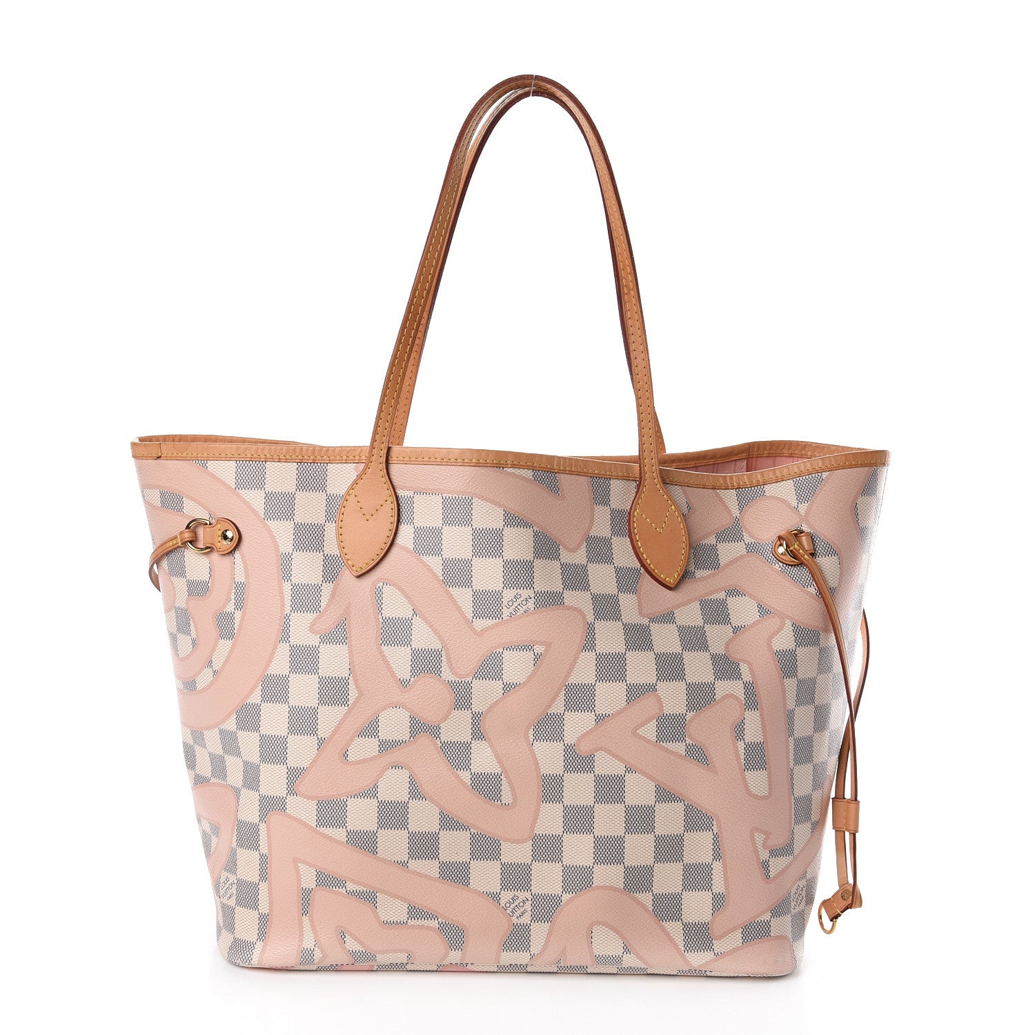 Louis Vuitton Damier Azur Tahitienne Neverfull MM 3 of 21