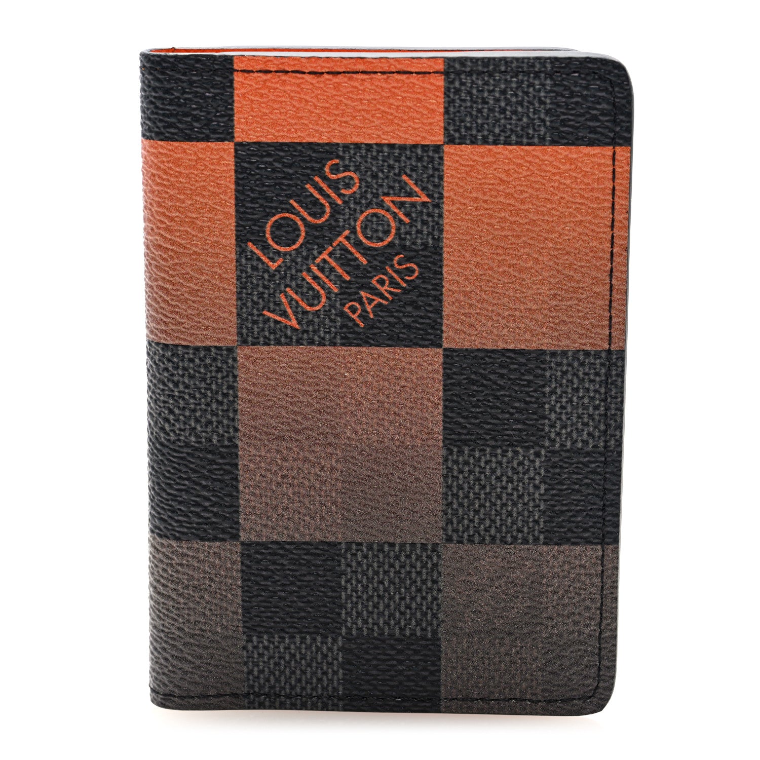 Louis Vuitton Damier Graphite Giant Pocket Organizer Orange 1 of 6