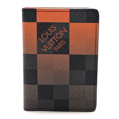 Louis Vuitton Damier Graphite Giant Pocket Organizer Orange 1 of 6