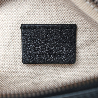 Gucci Grained Calfskin Small Logo Belt Bag Black 8 of 9