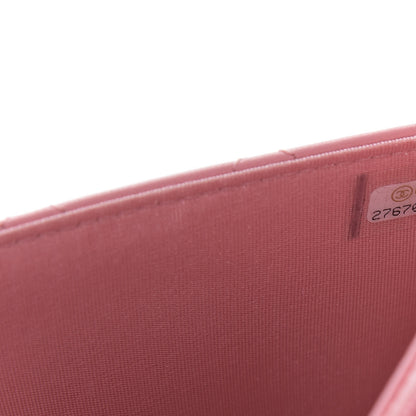 Chanel Lambskin Quilted Trendy CC Wallet On Chain WOC Pink 10 of 12