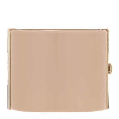Chanel Resin Pearl CC Cuff Gold Pearly White Beige 3 of 4