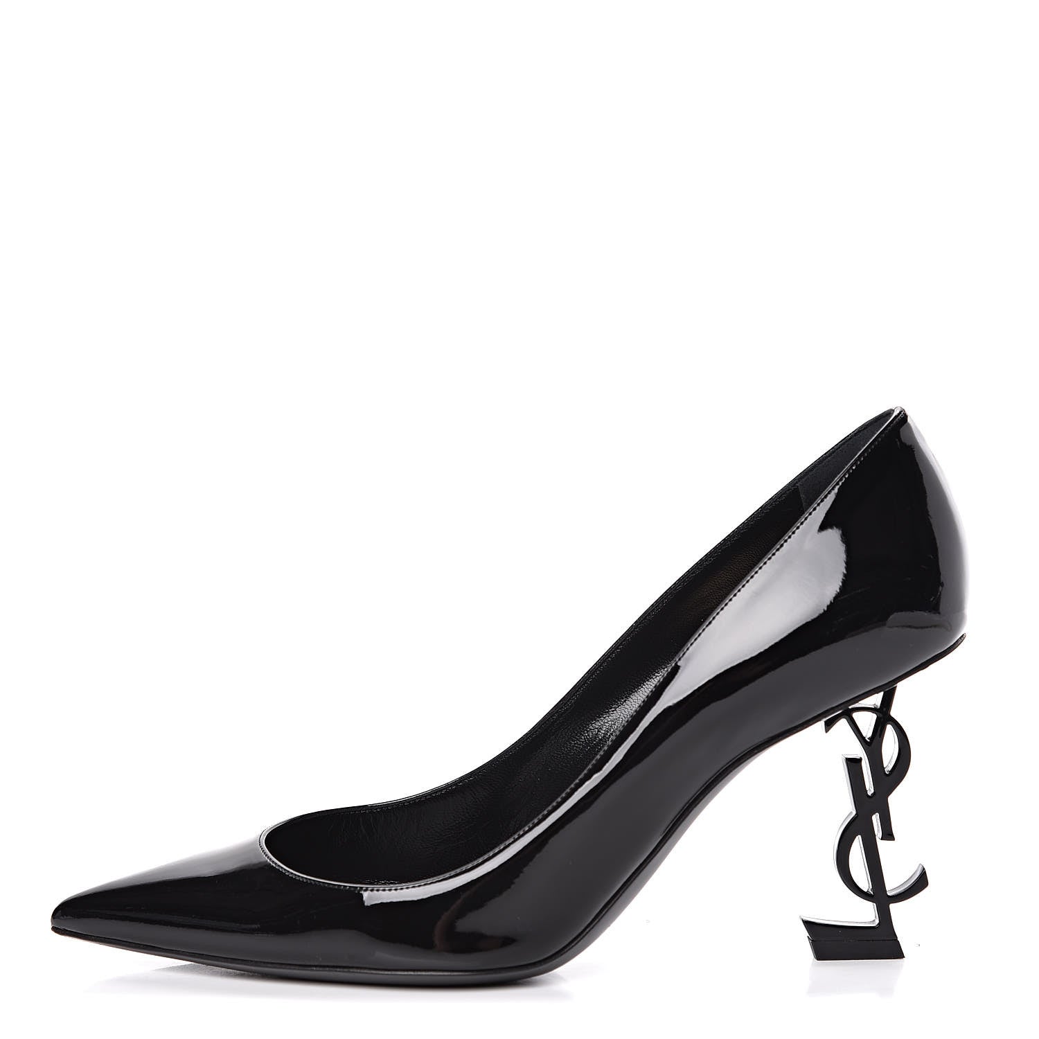 Saint Laurent Patent Opyum 85 Pumps 38 Black 1 of 12
