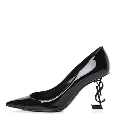Saint Laurent Patent Opyum 85 Pumps 38 Black 1 of 12