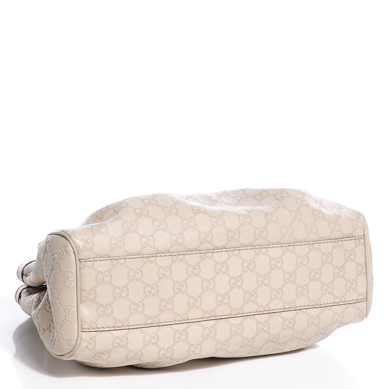 Gucci Guccissima Medium Sukey Tote Mystic White 4 of 7