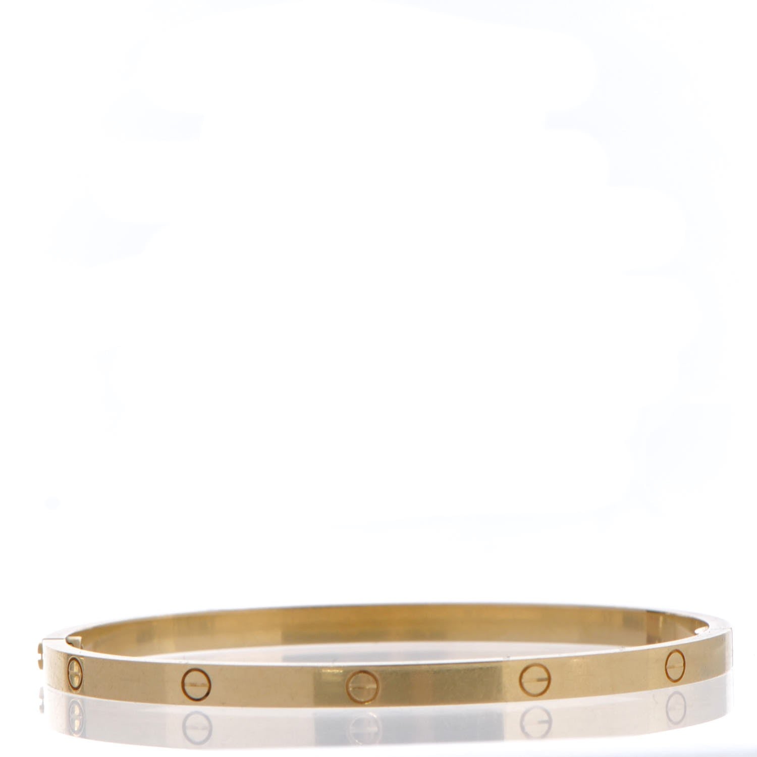 Cartier 18K Yellow Gold Small LOVE Bracelet 17 3 of 5